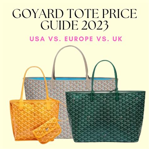 cheap goyard bags uk|goyard tote bag price 2023.